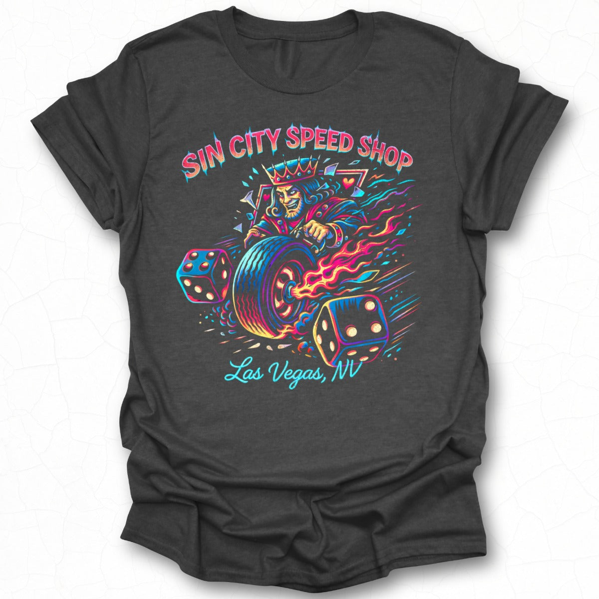 Las Vegas NV Sin City Speed Shop T-Shirt