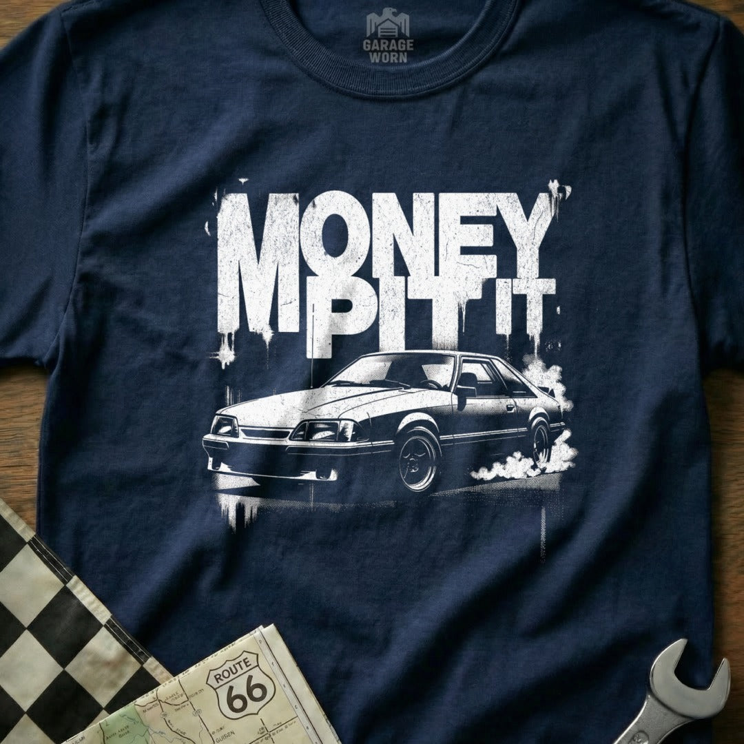 Money Pit Car Graphic Shirt for Auto Enthusiasts