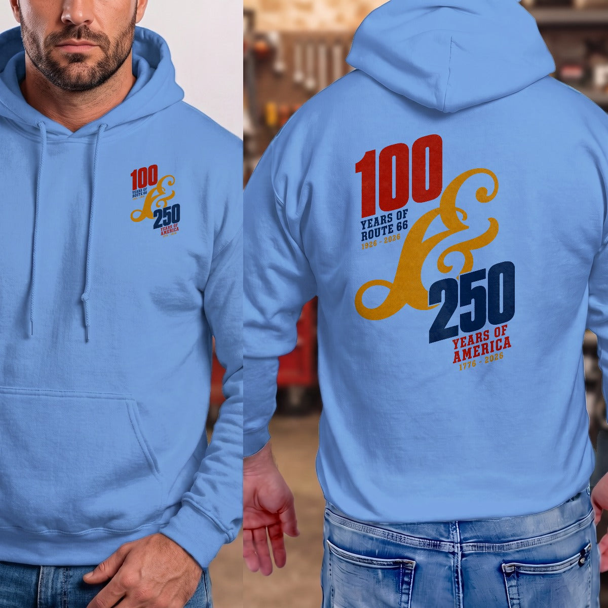 Carolina Blue | Front & Back