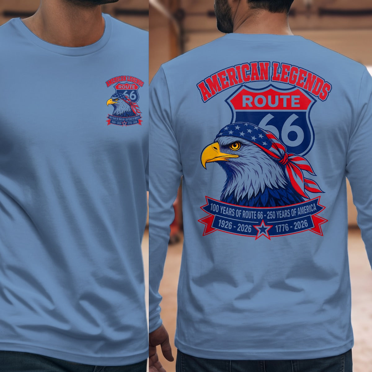Carolina Blue | Front & Back