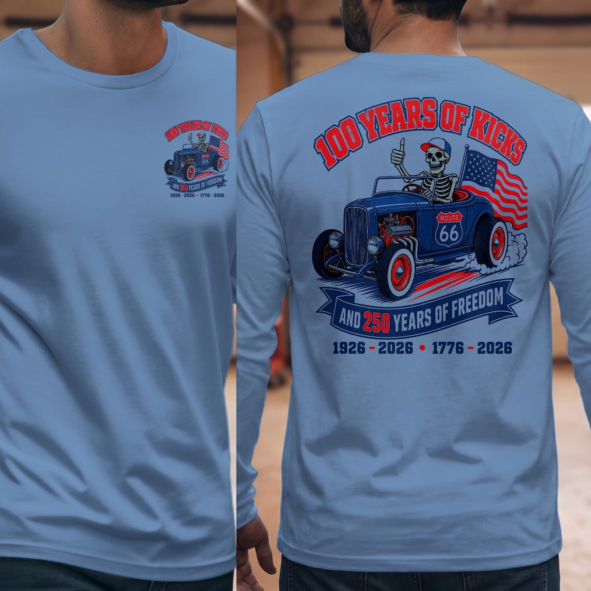 Carolina Blue | Front & Back