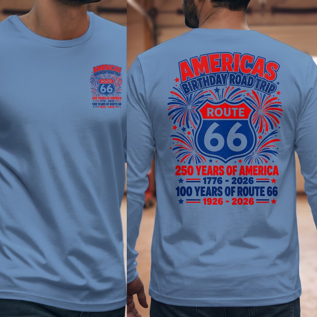 Carolina Blue | Front & Back