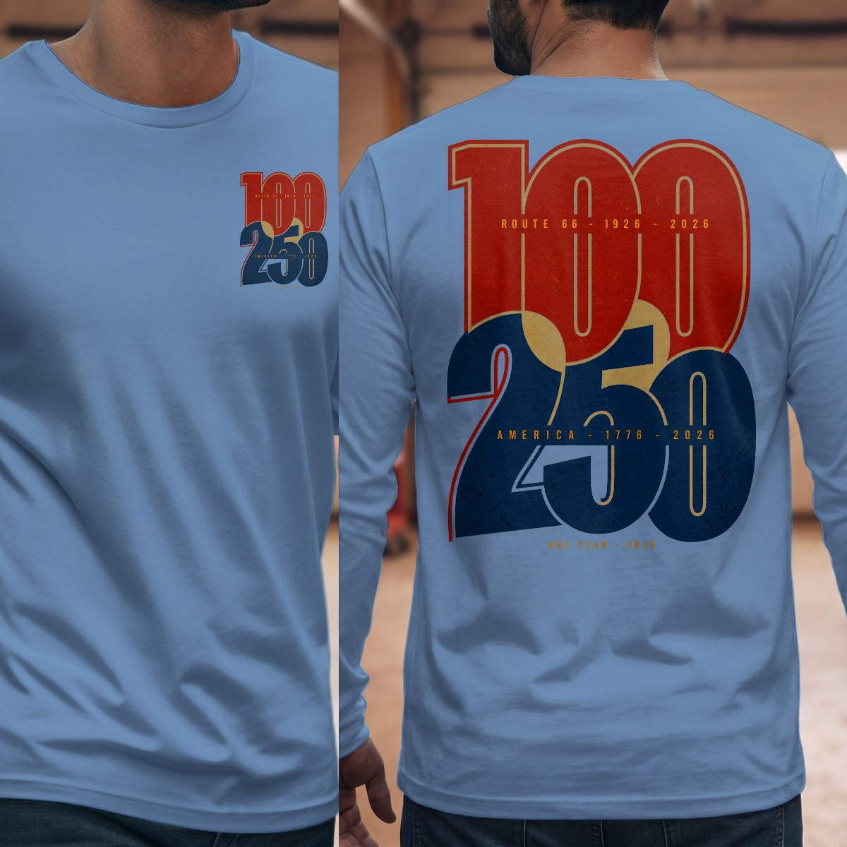 Carolina Blue | Front & Back