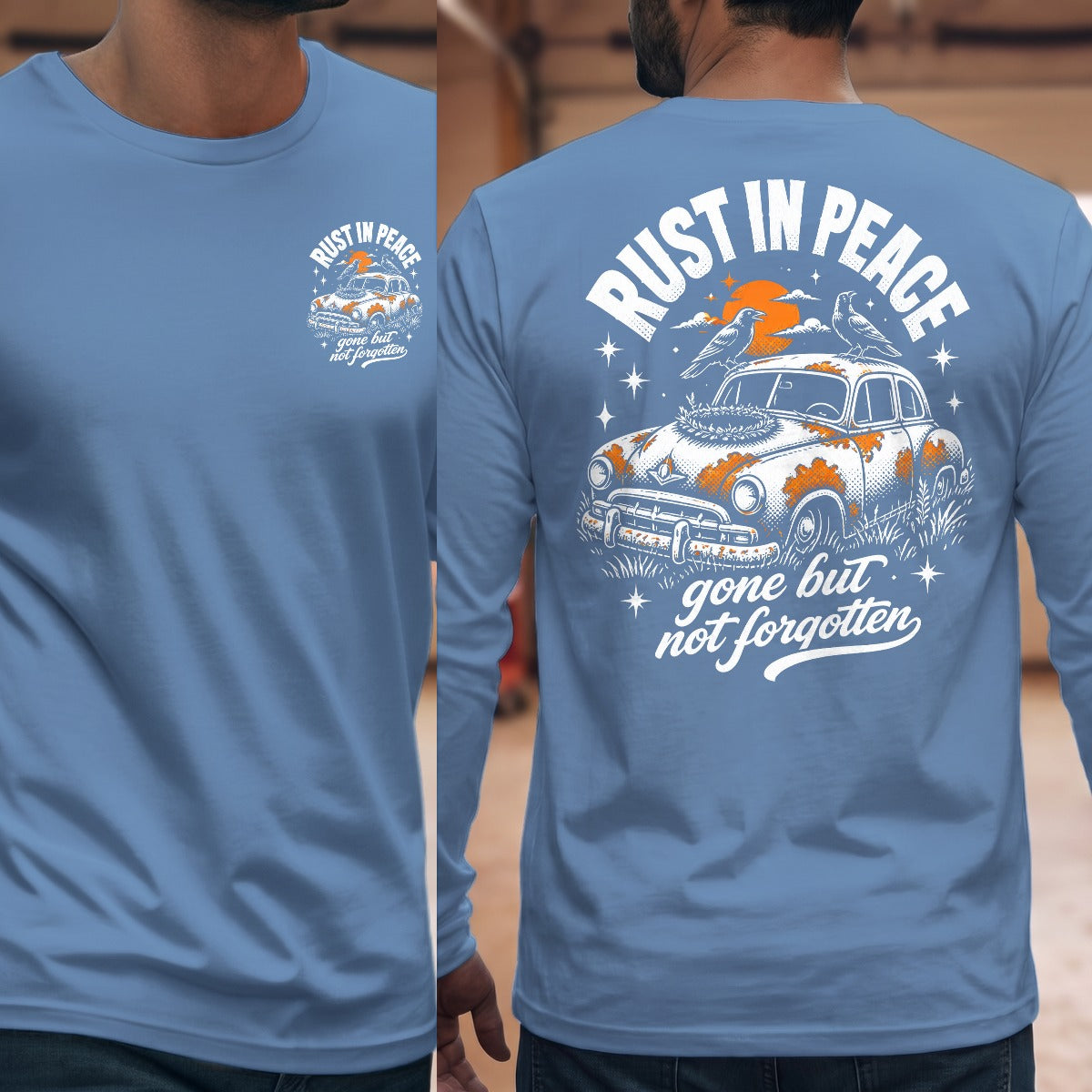 Carolina Blue | Front & Back