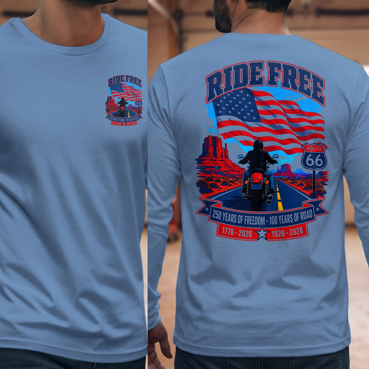 Carolina Blue | Front & Back