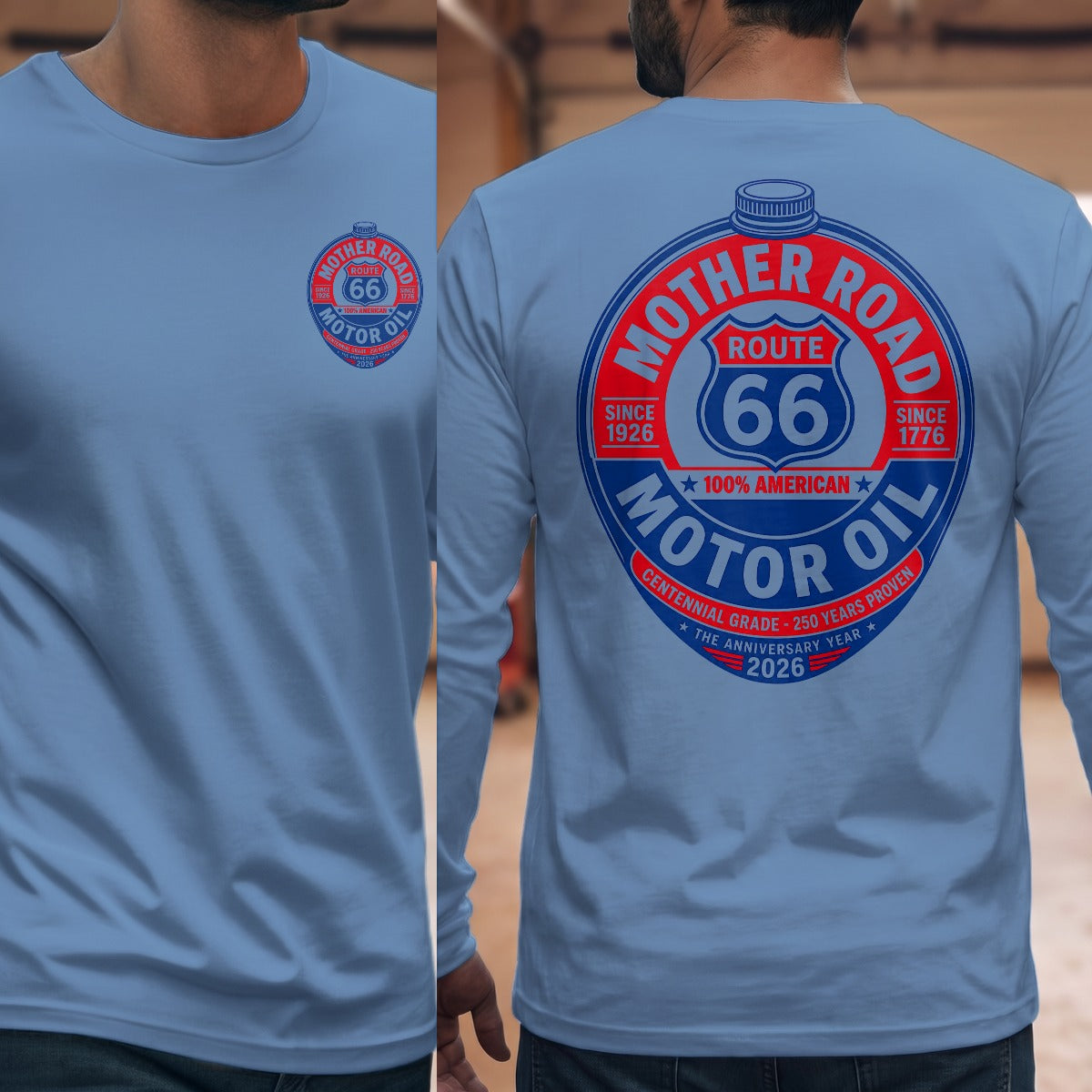 Carolina Blue | Front & Back