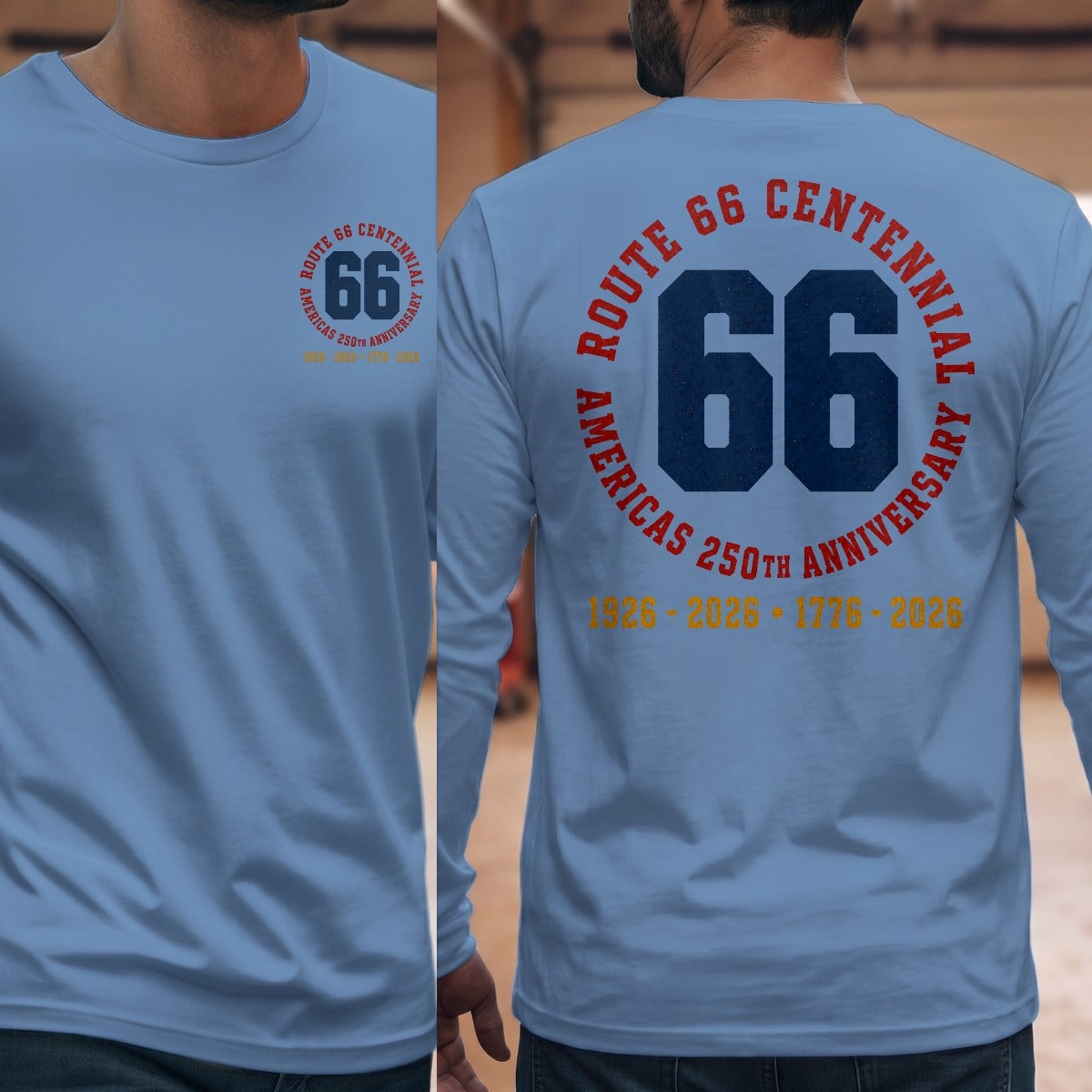 Carolina Blue | Front & Back
