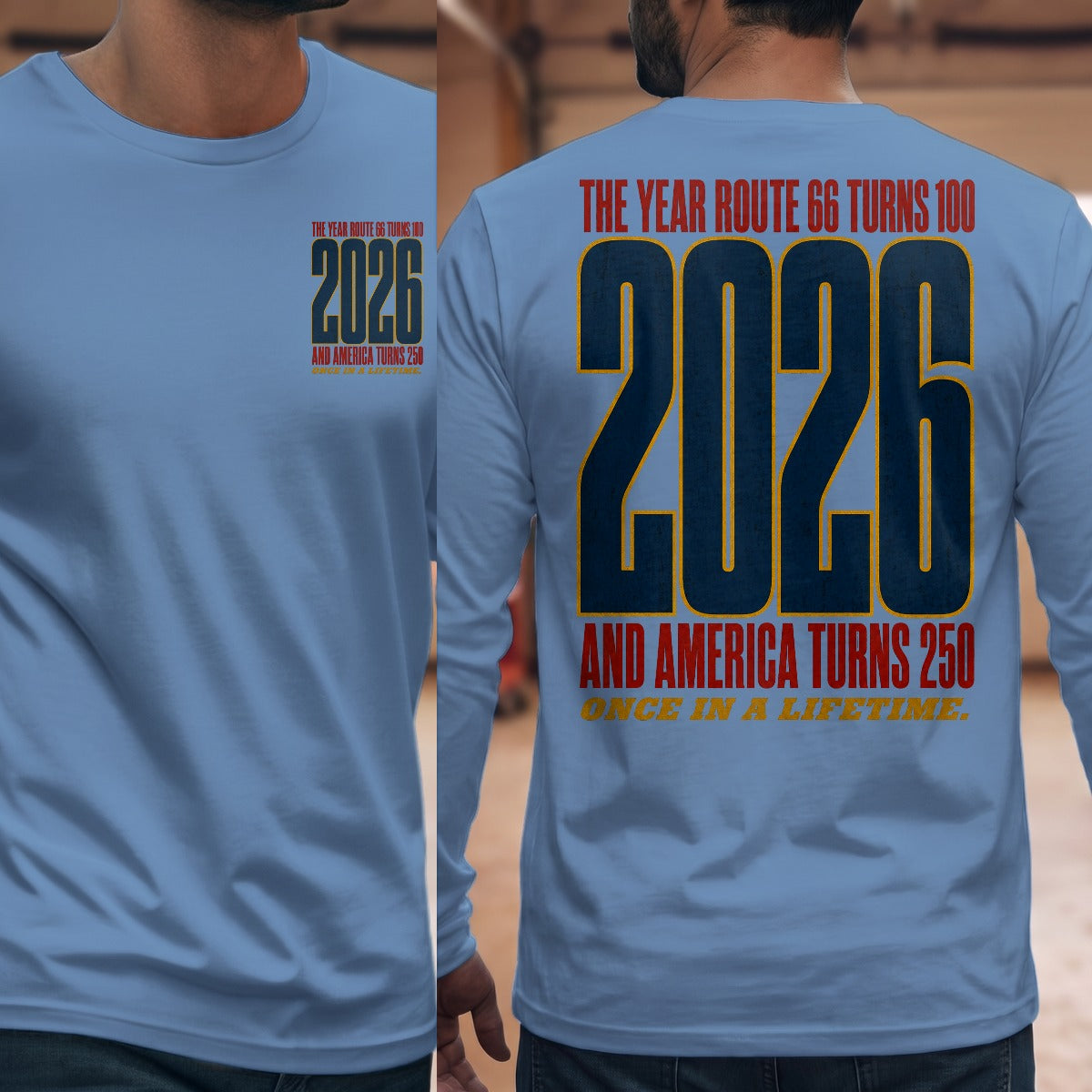 Carolina Blue | Front & Back