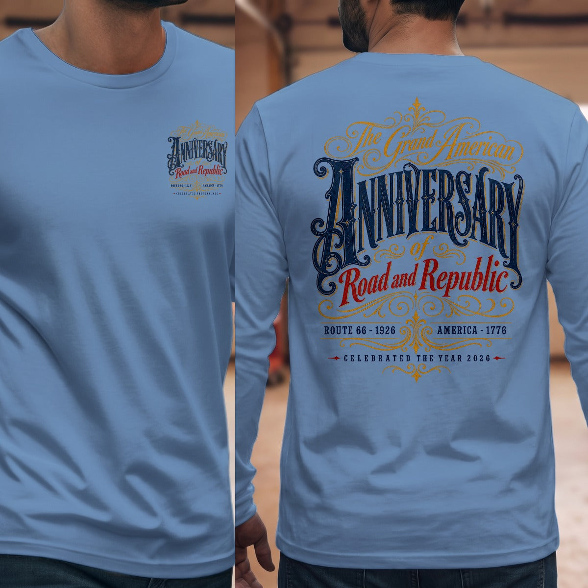 Carolina Blue | Front & Back