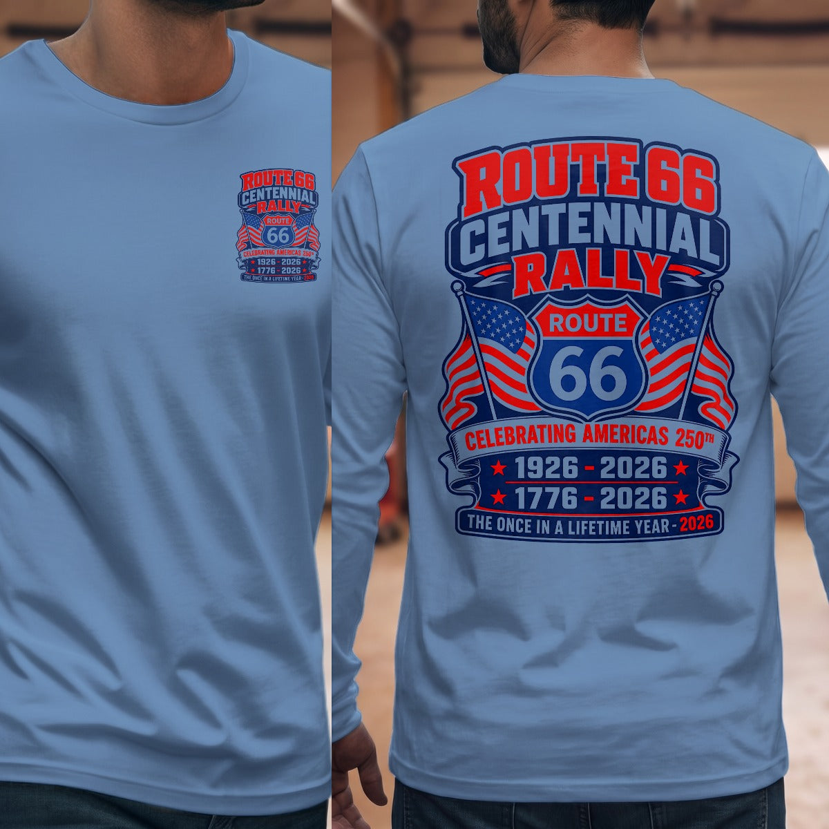 Carolina Blue | Front & Back