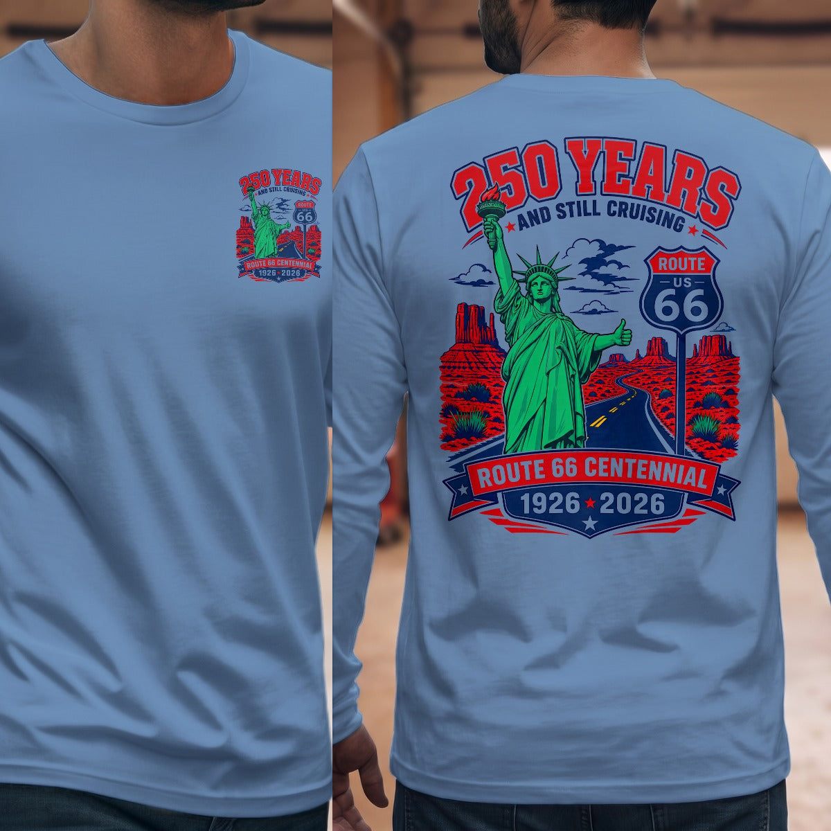 Carolina Blue | Front & Back