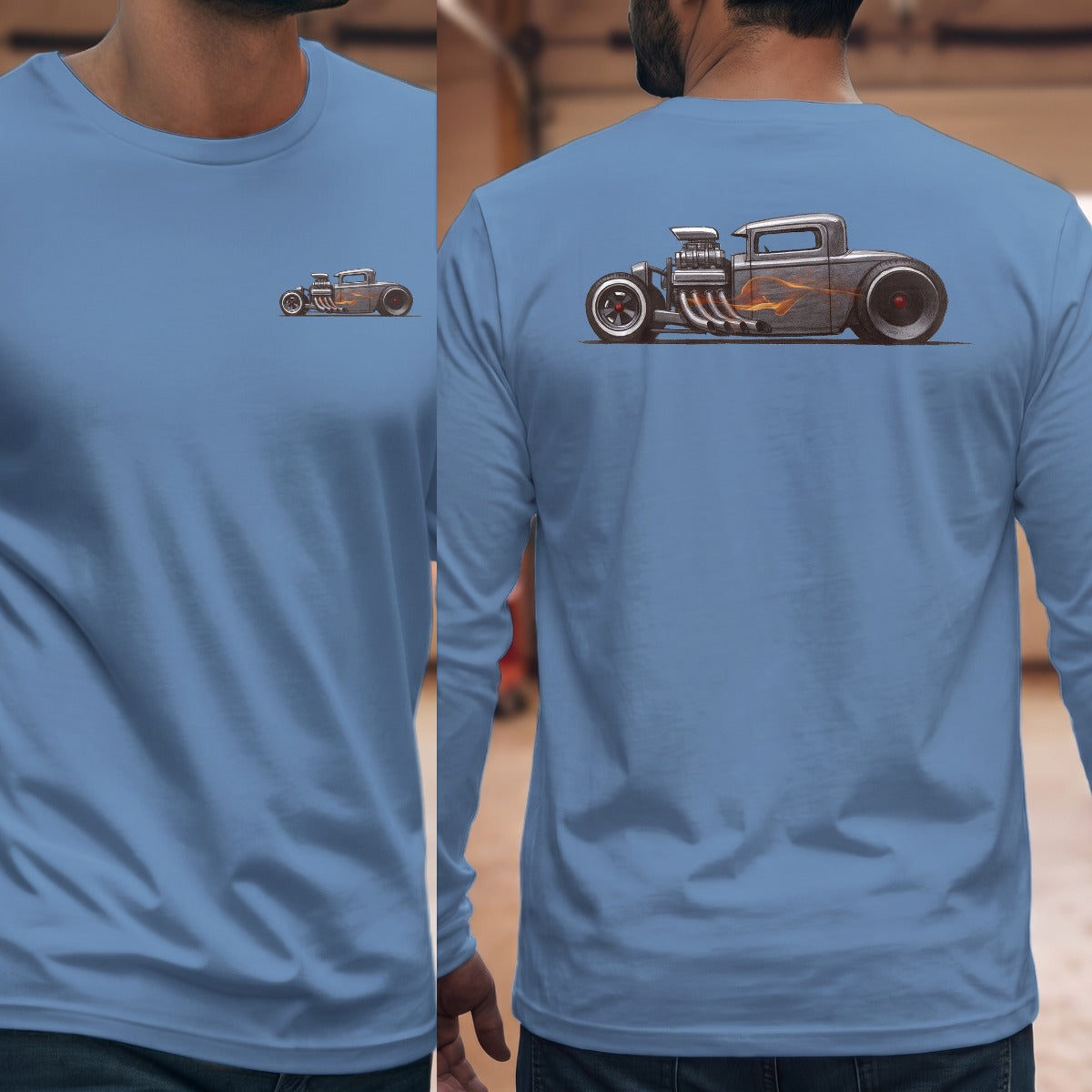 Carolina Blue | Front & Back