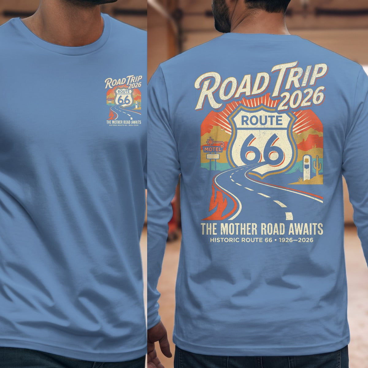 Carolina Blue | Front & Back