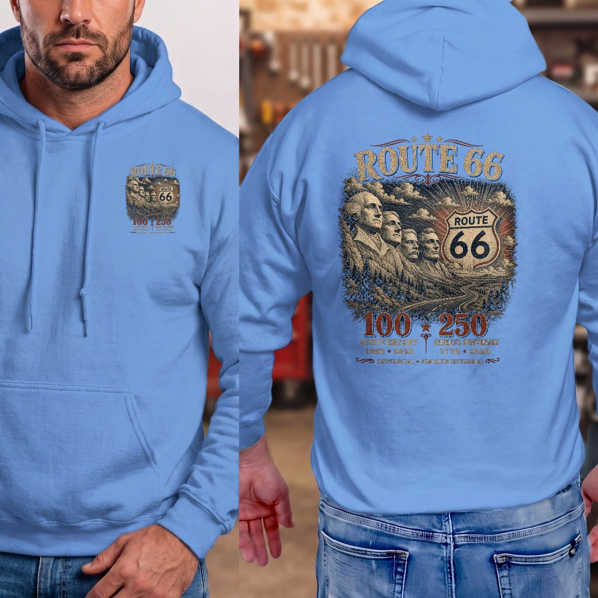 Carolina Blue | Front & Back