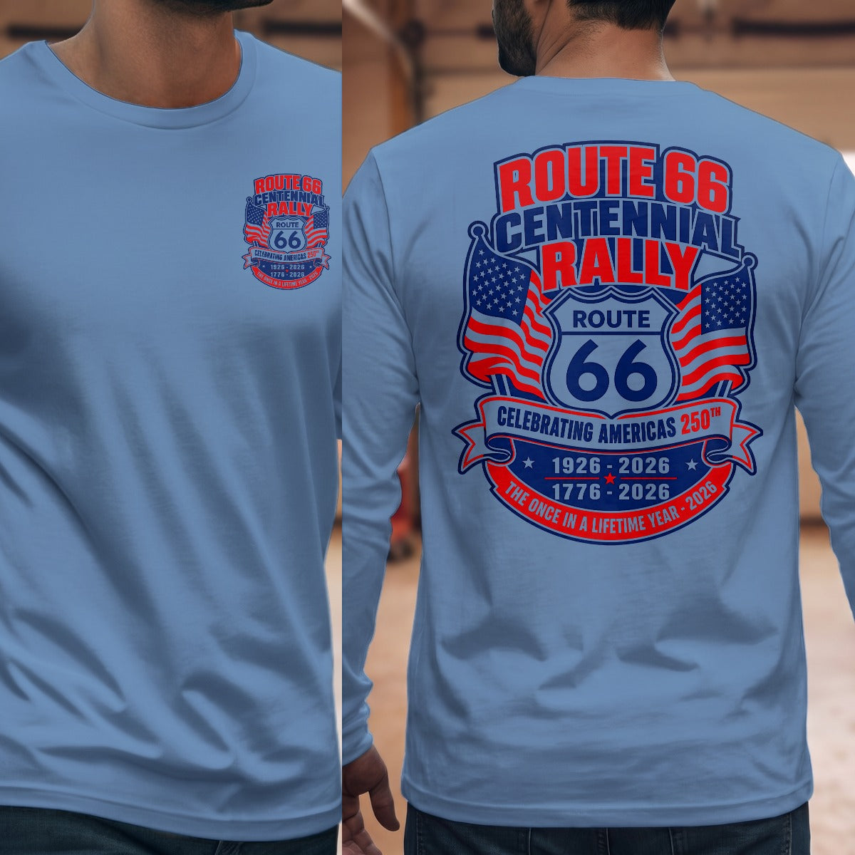 Carolina Blue | Front & Back