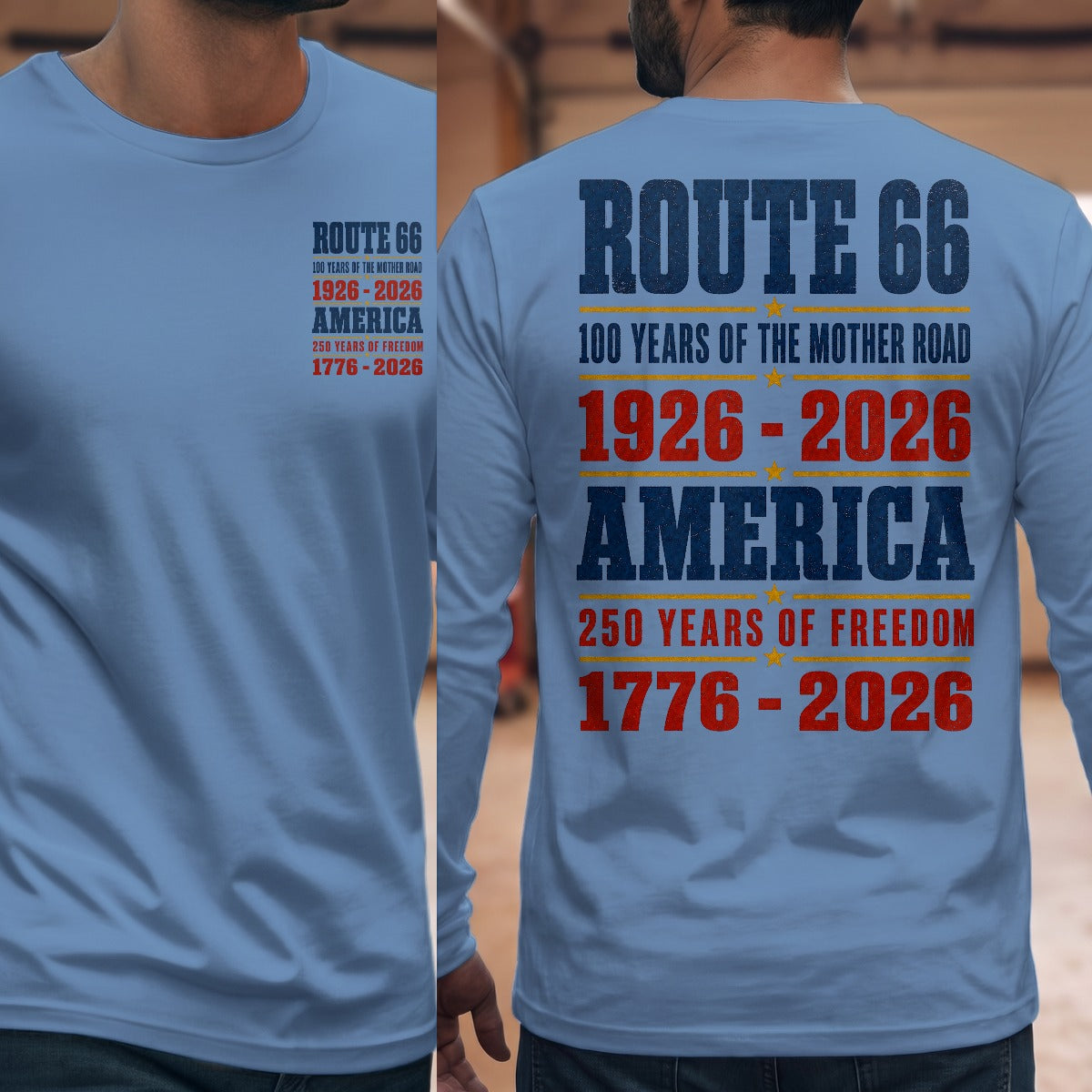 Carolina Blue | Front & Back