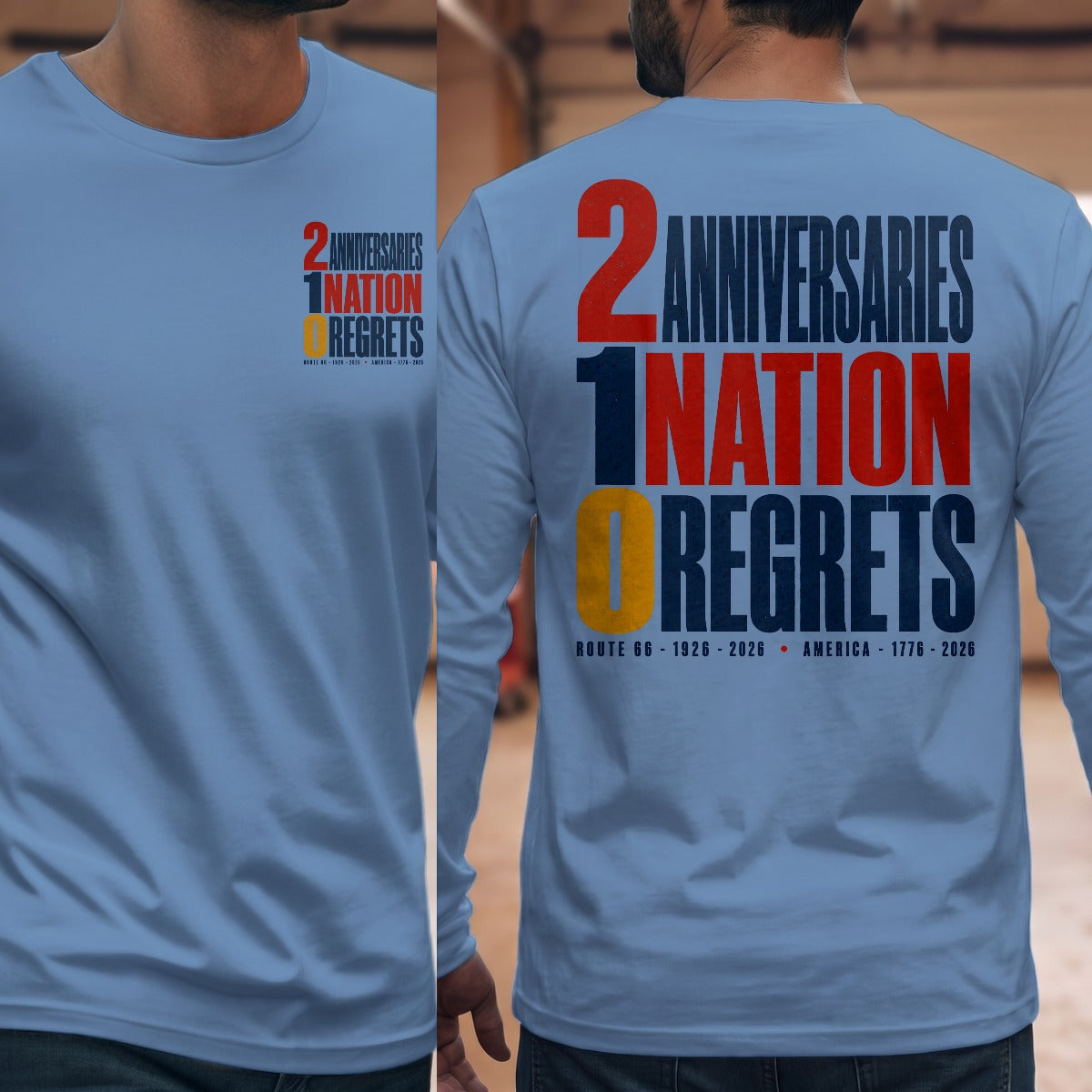 Carolina Blue | Front & Back