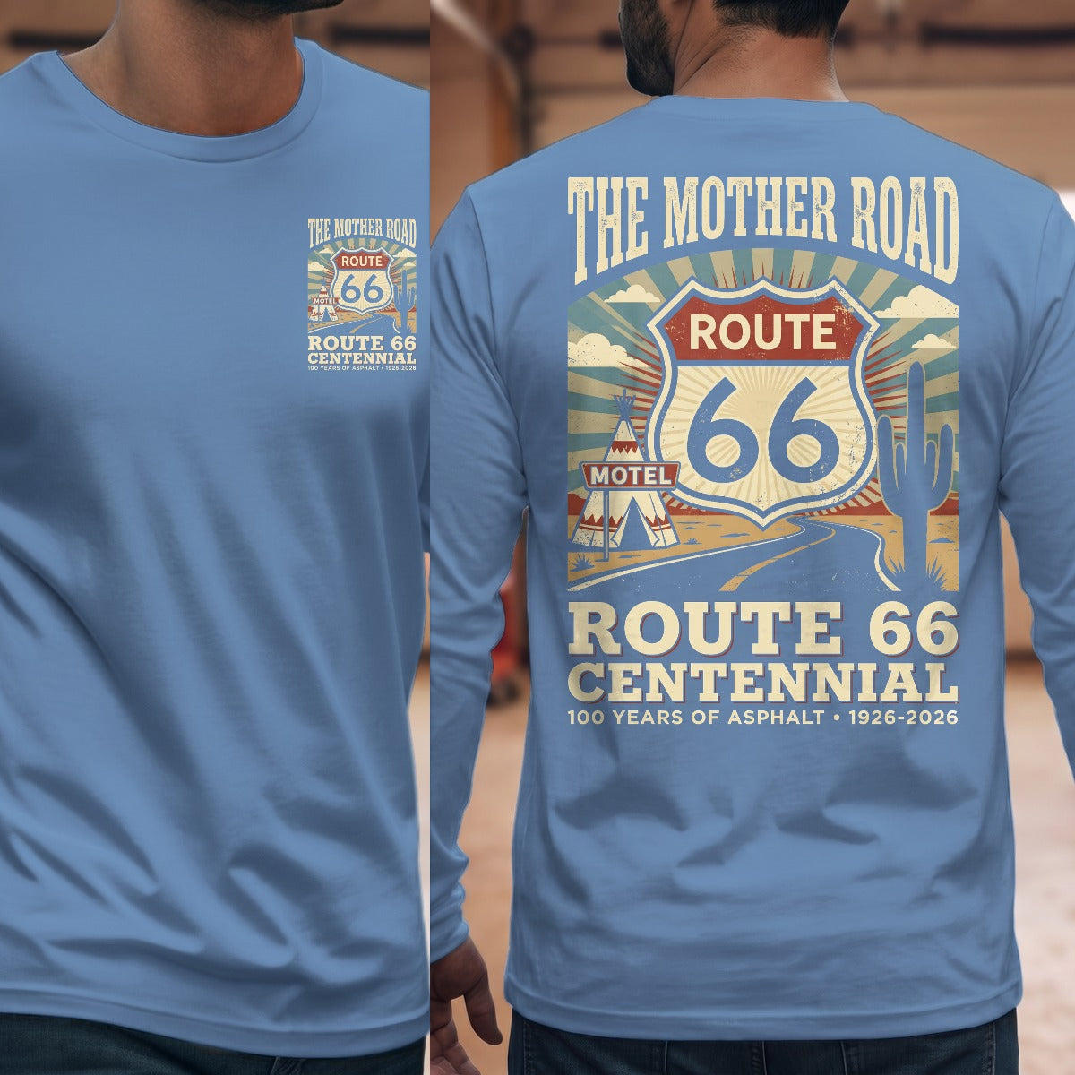 Carolina Blue | Front & Back