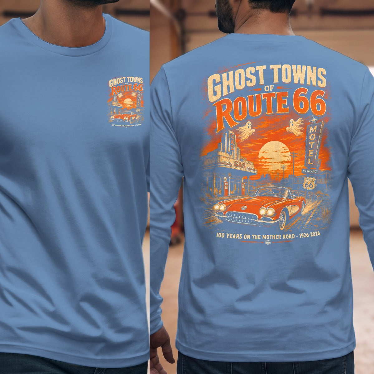Carolina Blue | Front & Back