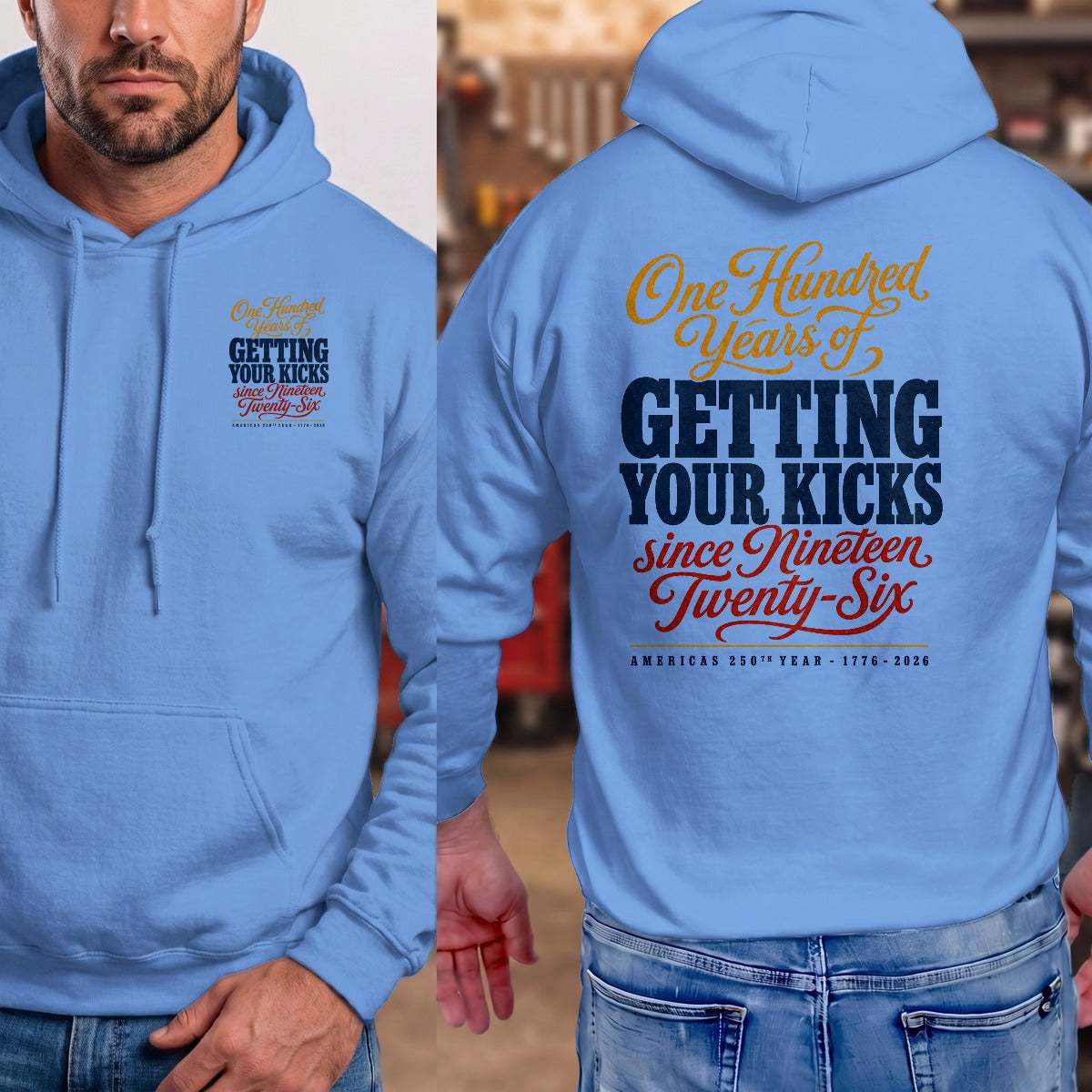 Carolina Blue | Front & Back