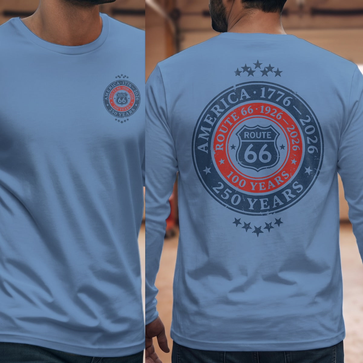 Carolina Blue | Front & Back