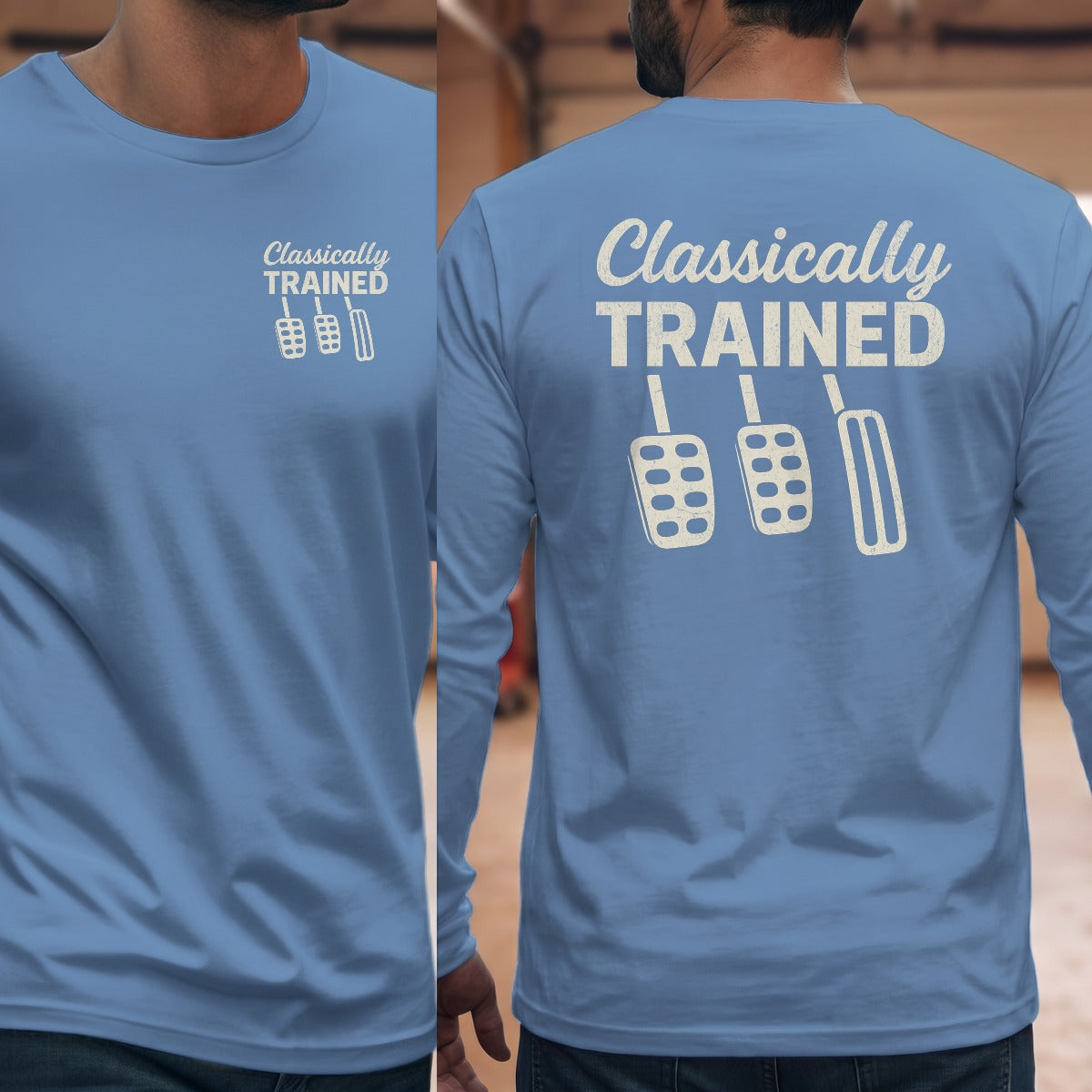 Carolina Blue | Left Chest + Back