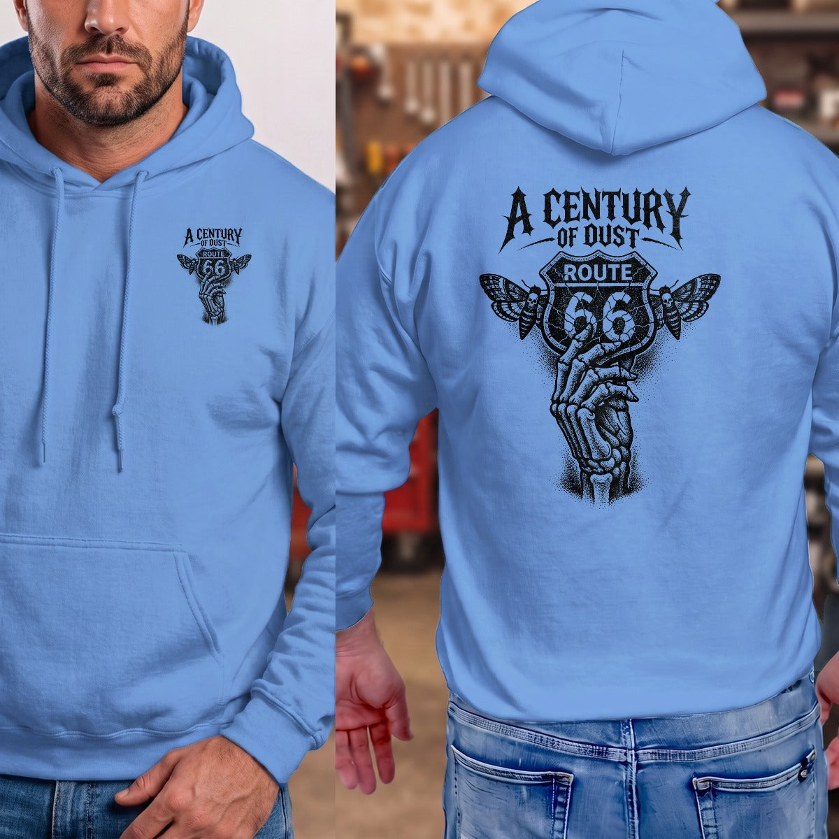 Carolina Blue | Front & Back