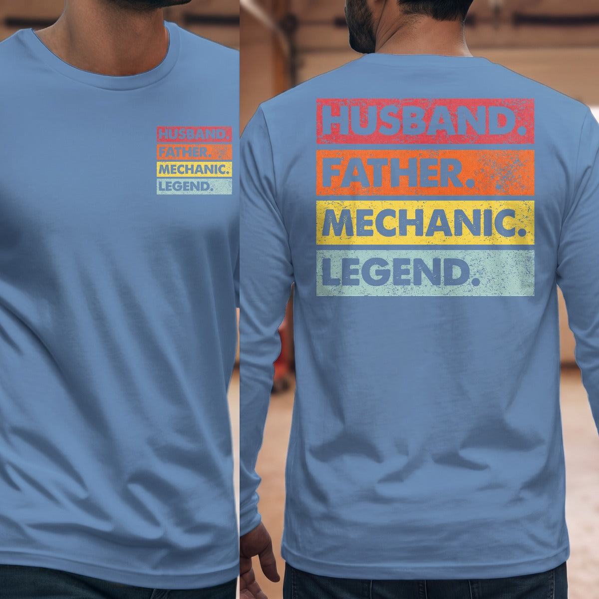 Carolina Blue | Front & Back