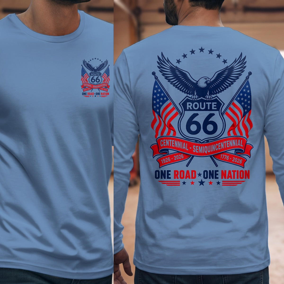 Carolina Blue | Front & Back