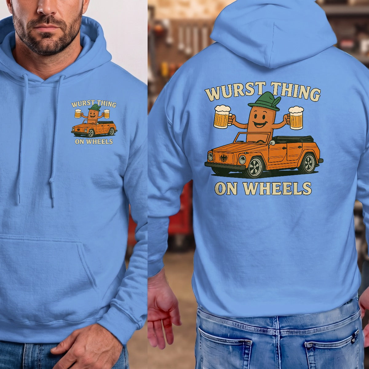 Carolina Blue | Front & Back