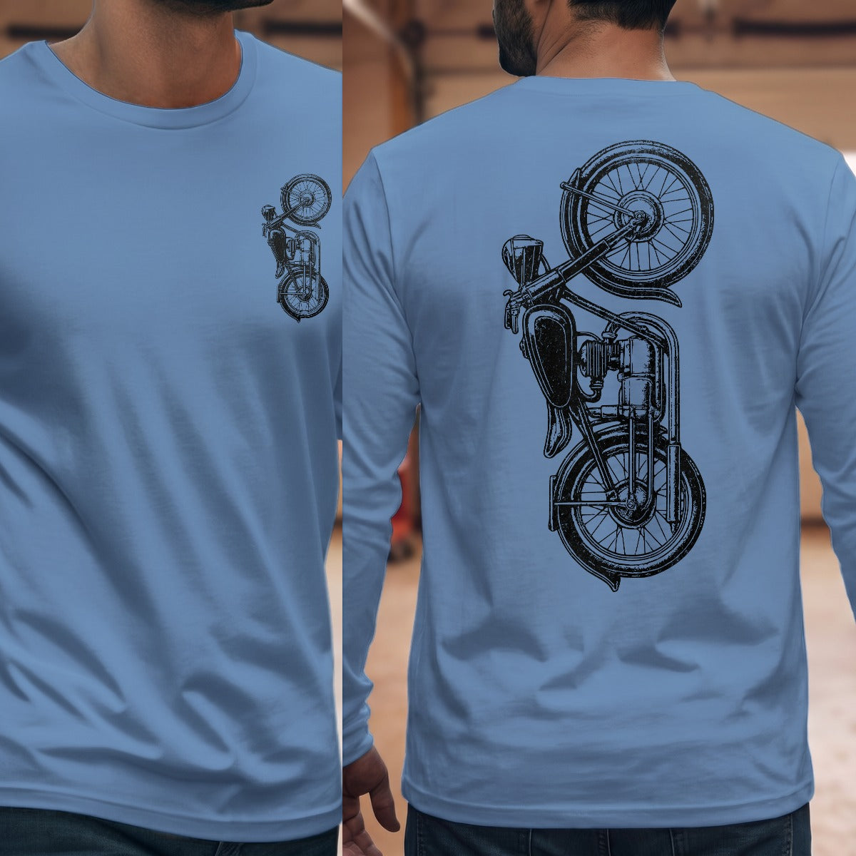 Carolina Blue | Front & Back
