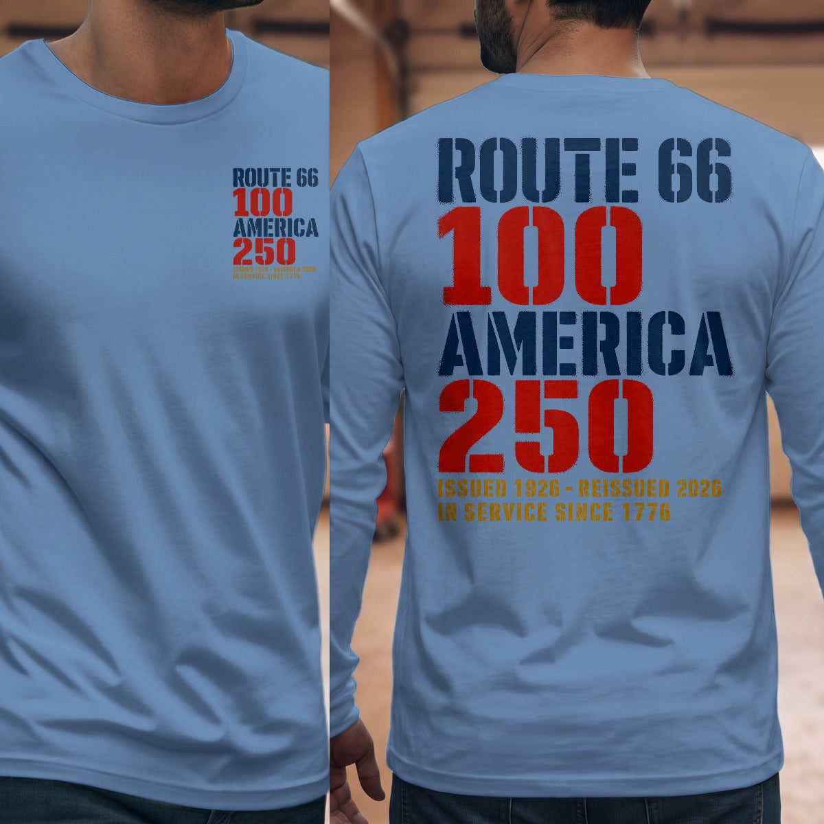 Carolina Blue | Front & Back