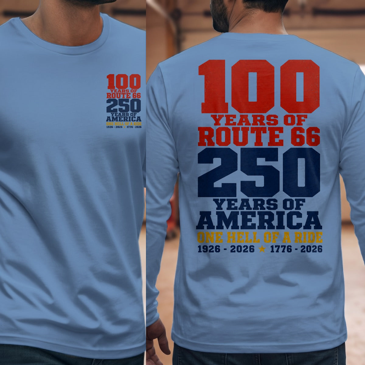 Carolina Blue | Front & Back