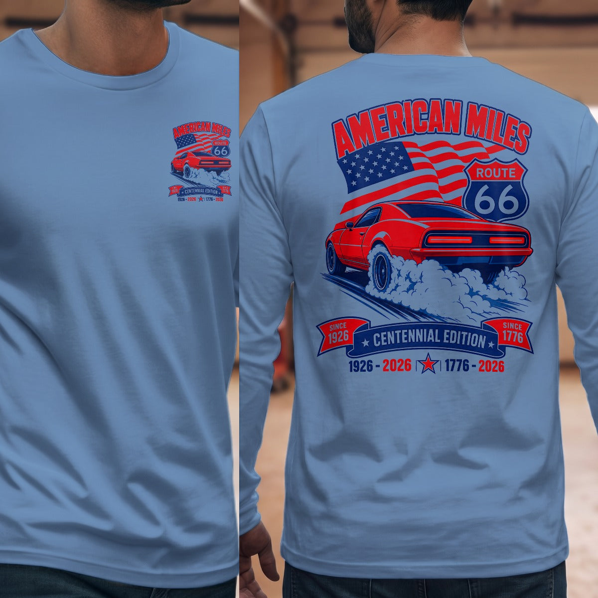 Carolina Blue | Front & Back