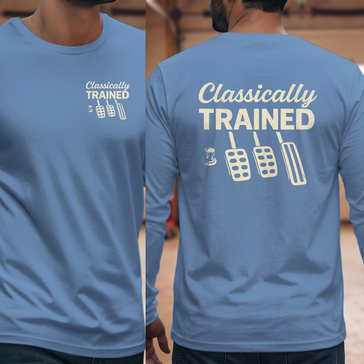 Carolina Blue | Left Chest + Back