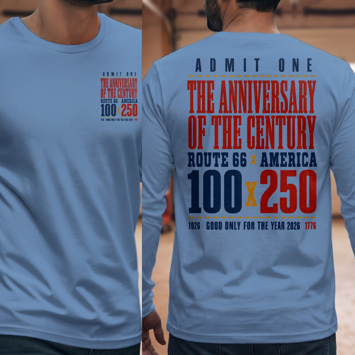 Carolina Blue | Front & Back