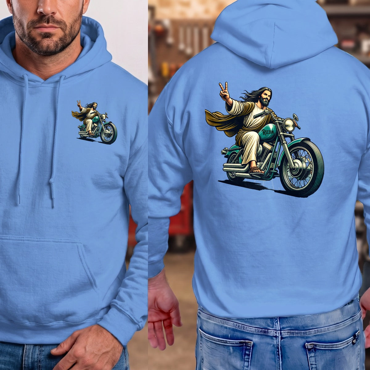 Carolina Blue | Front & Back
