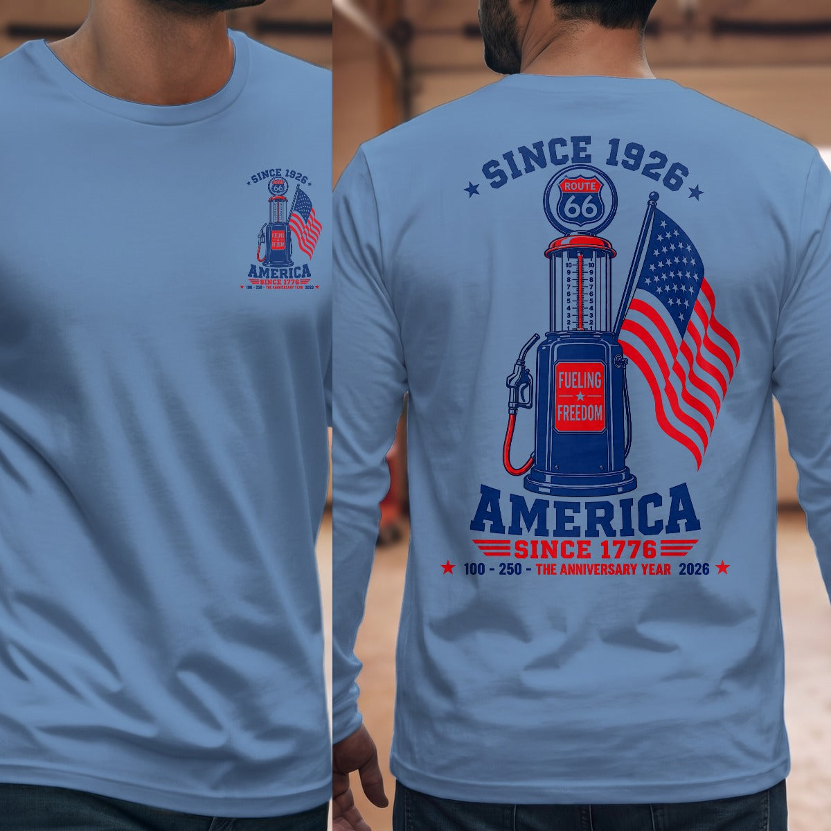Carolina Blue | Front & Back