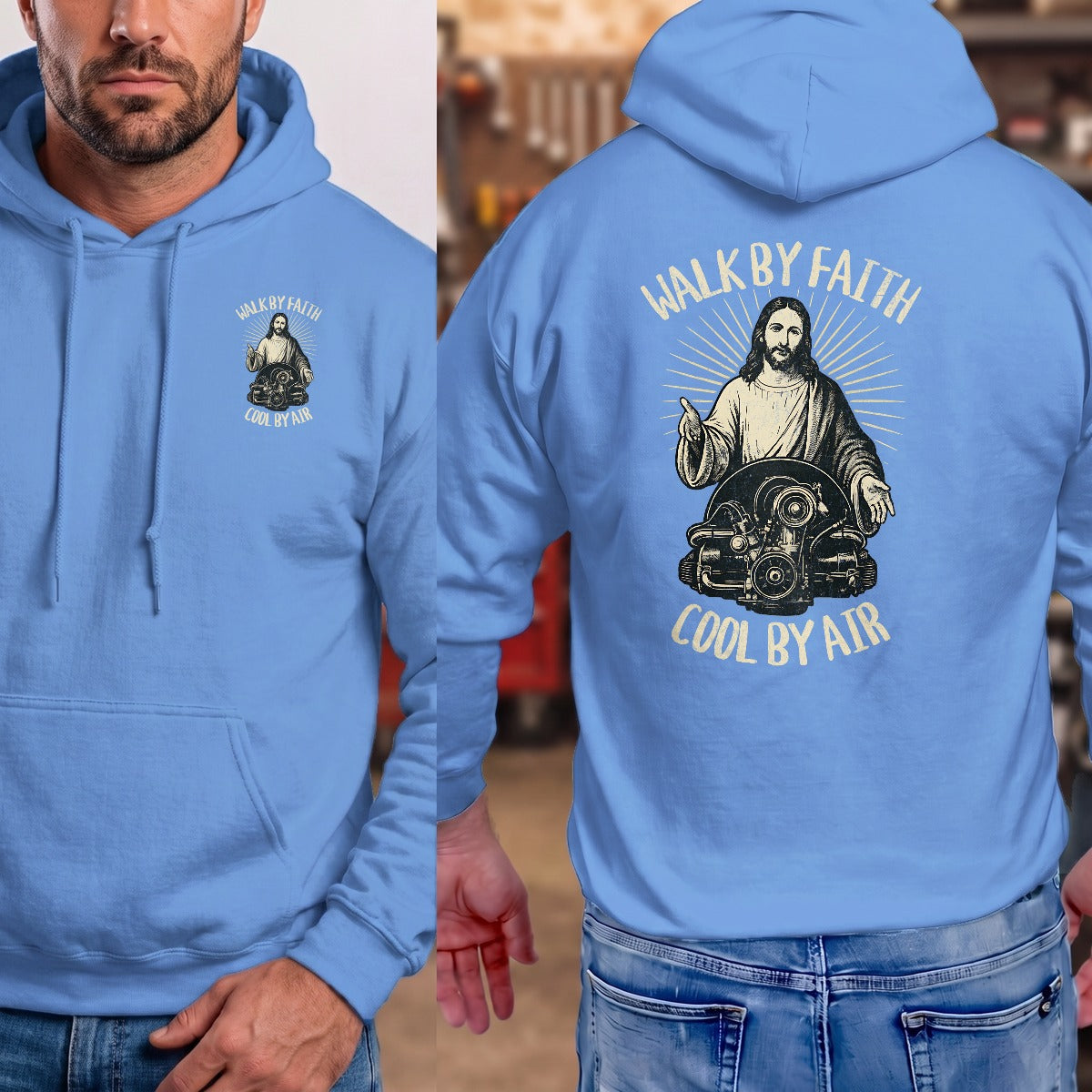 Carolina Blue | Front & Back