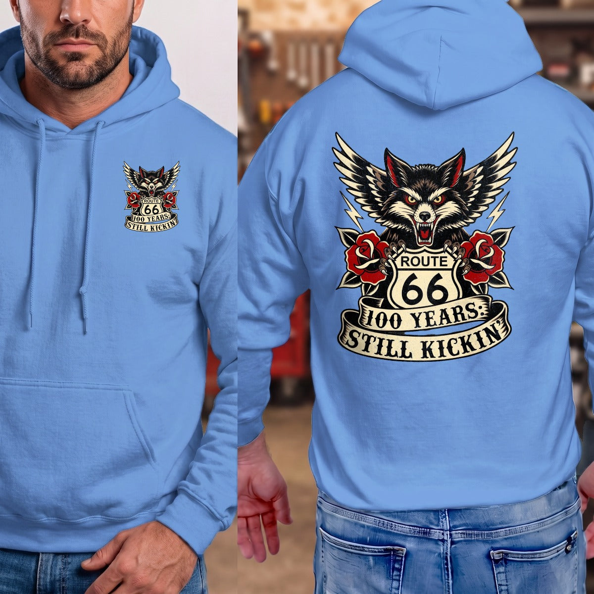 Carolina Blue | Front & Back
