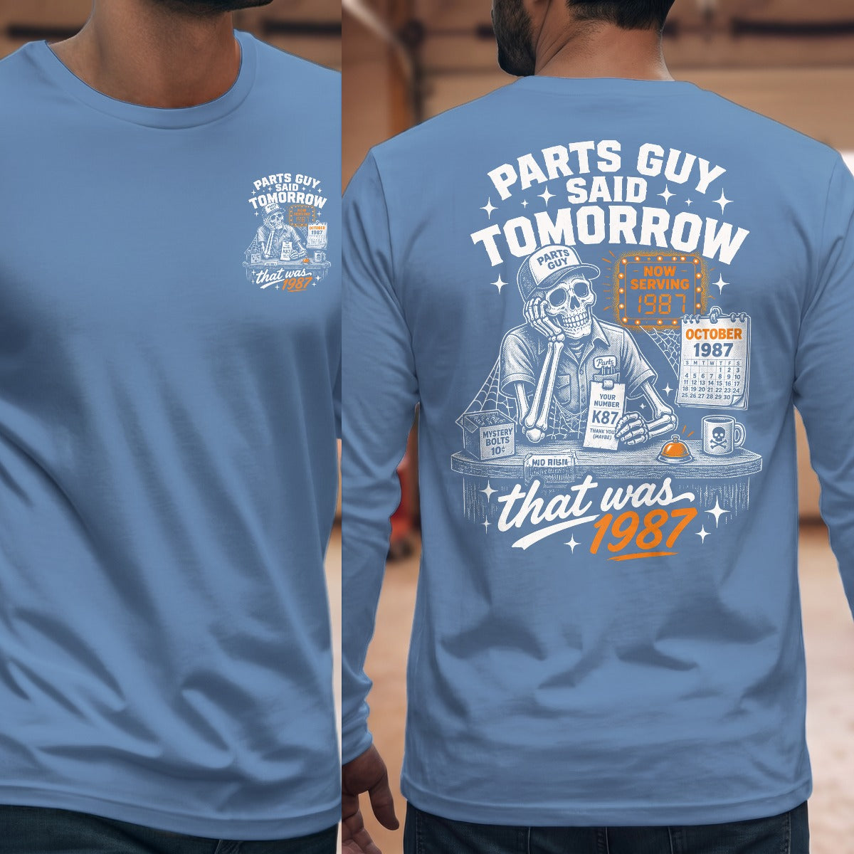 Carolina Blue | Front & Back