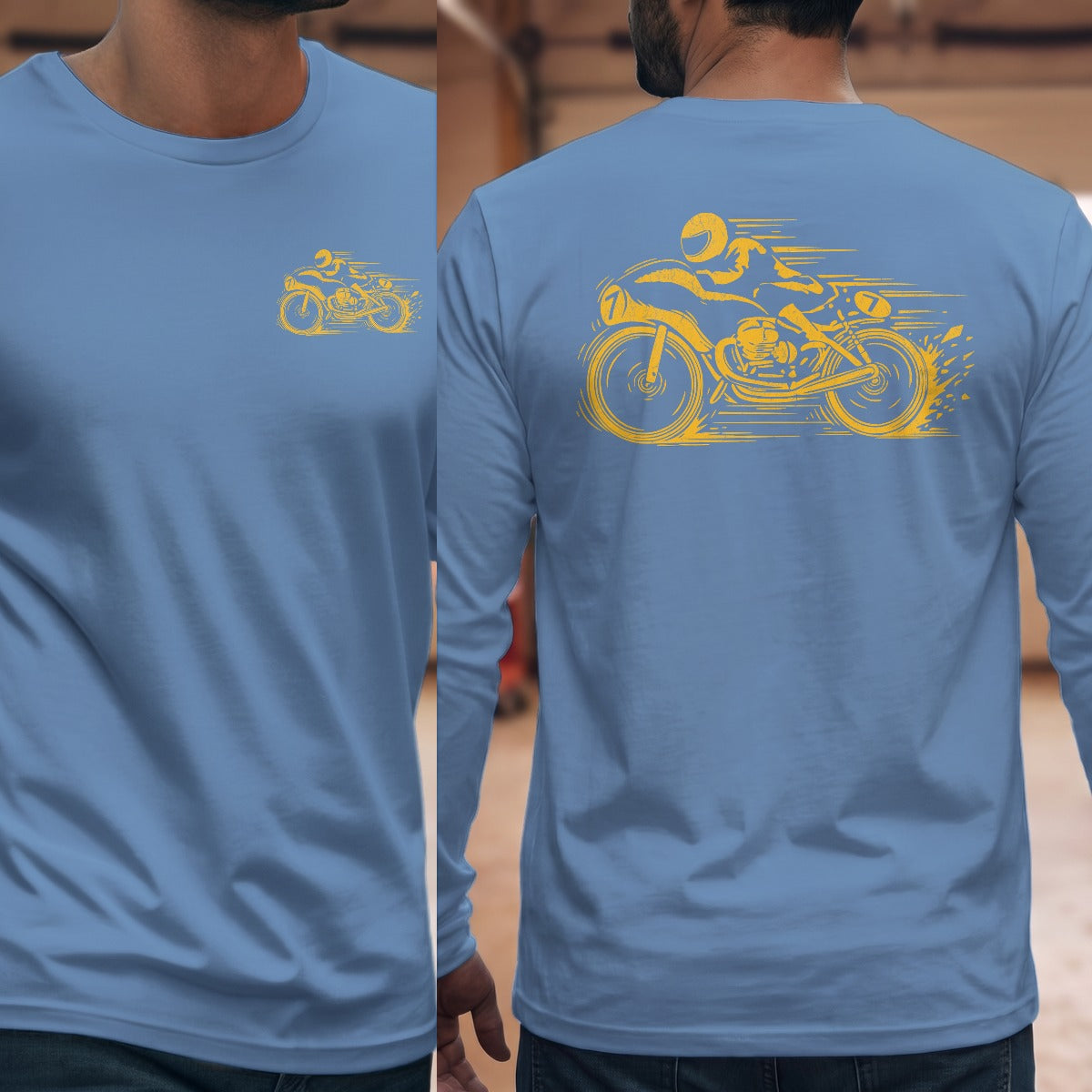 Carolina Blue | Front & Back
