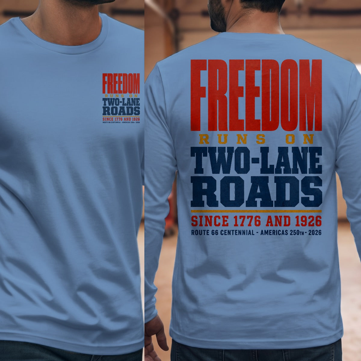 Carolina Blue | Front & Back