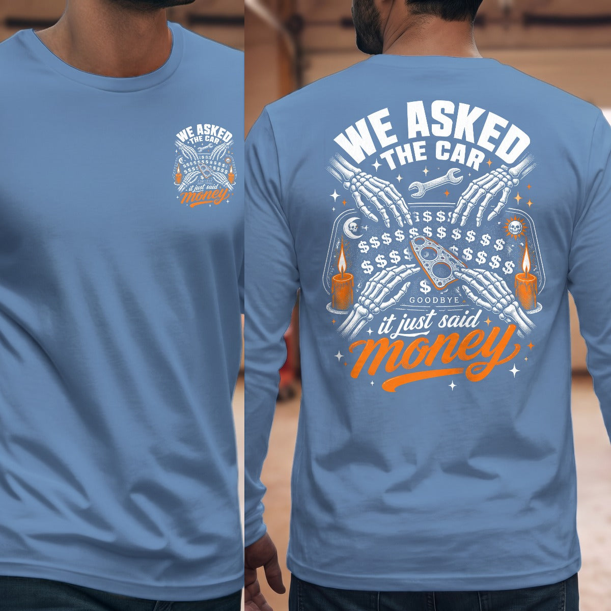 Carolina Blue | Front & Back