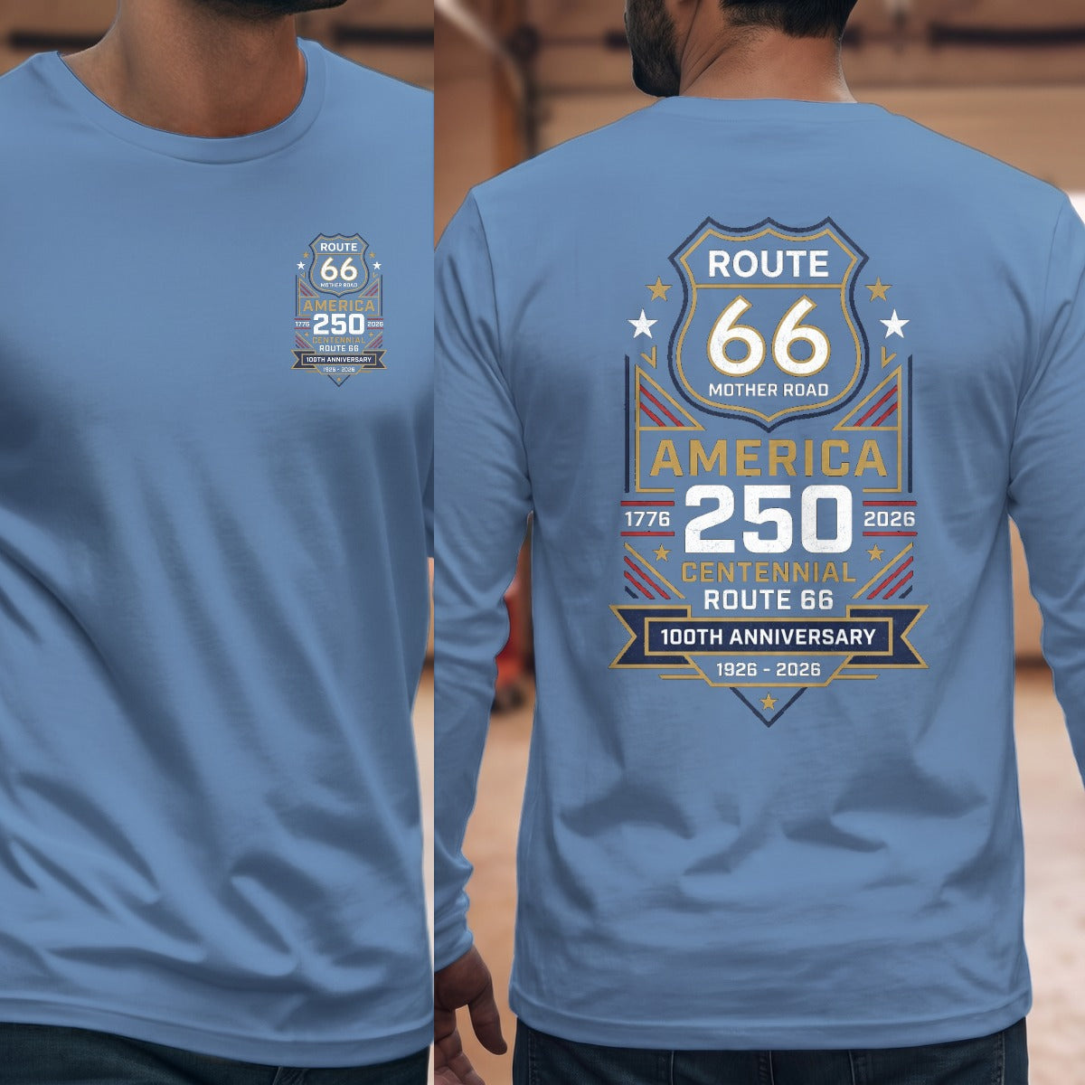 Carolina Blue | Left Chest + Back (refreshed)