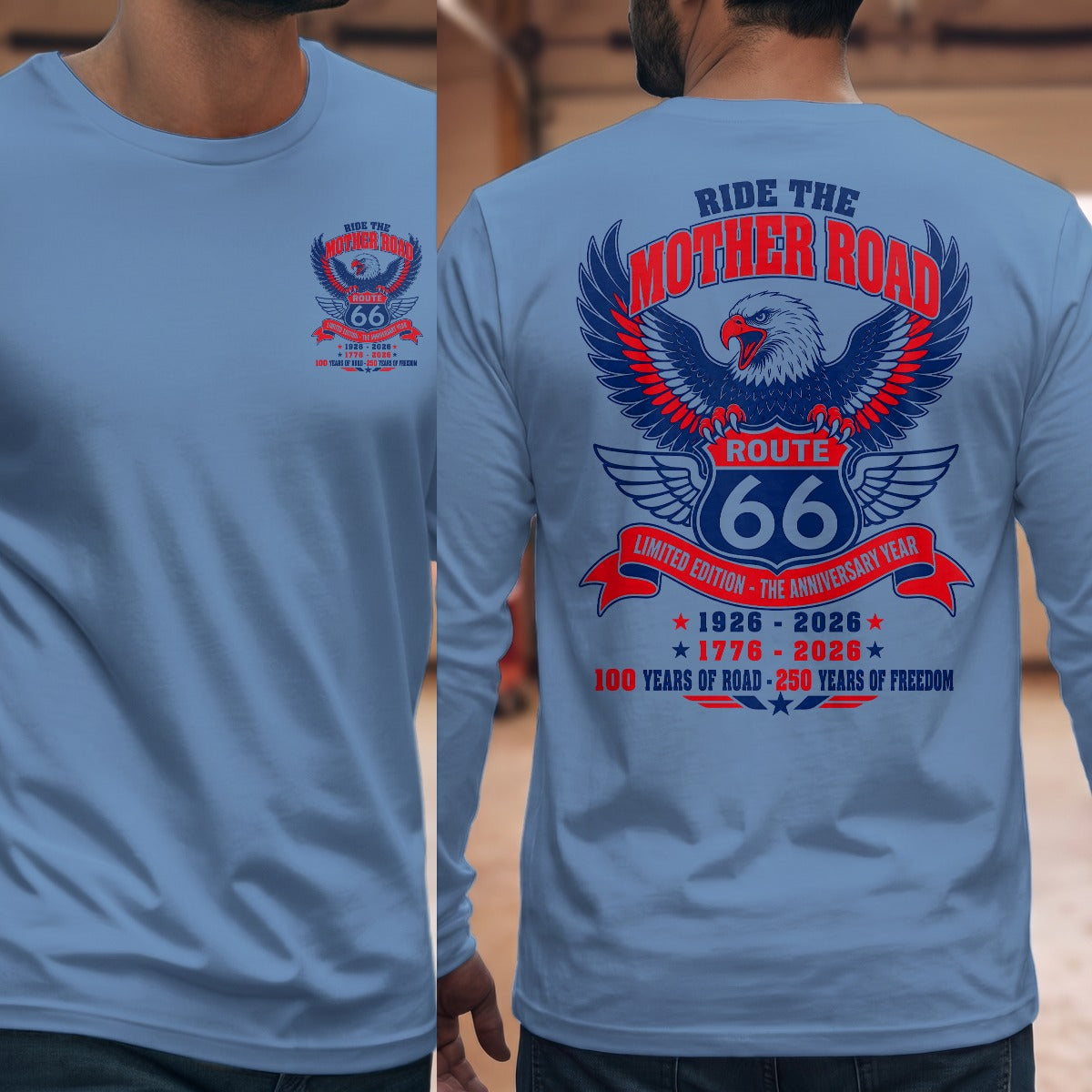 Carolina Blue | Left Chest + Back (refreshed)
