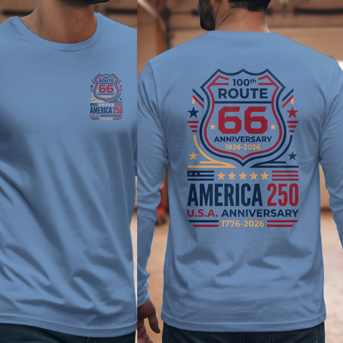 Carolina Blue | Left Chest + Back (refreshed)