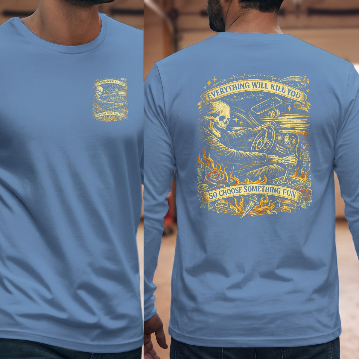 Carolina Blue | Left Chest + Back (refreshed)