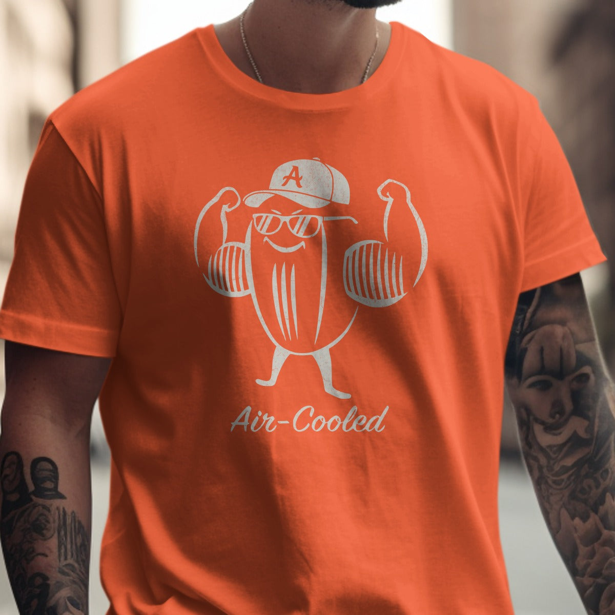 Air-Cooled Muscle Orange T-Shirt product type