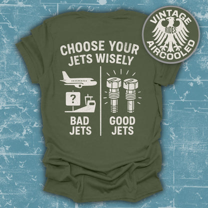 Choose Your Jets Wisely Vintage Rides T-shirt product